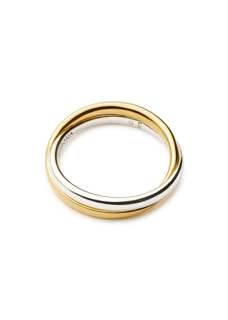 Missoma X Lucy Williams Entwine two-tone ring