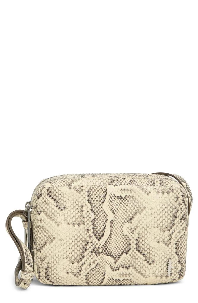 THACKER Shay Snakeskin Embossed Leather Crossbody Camera Bag 1