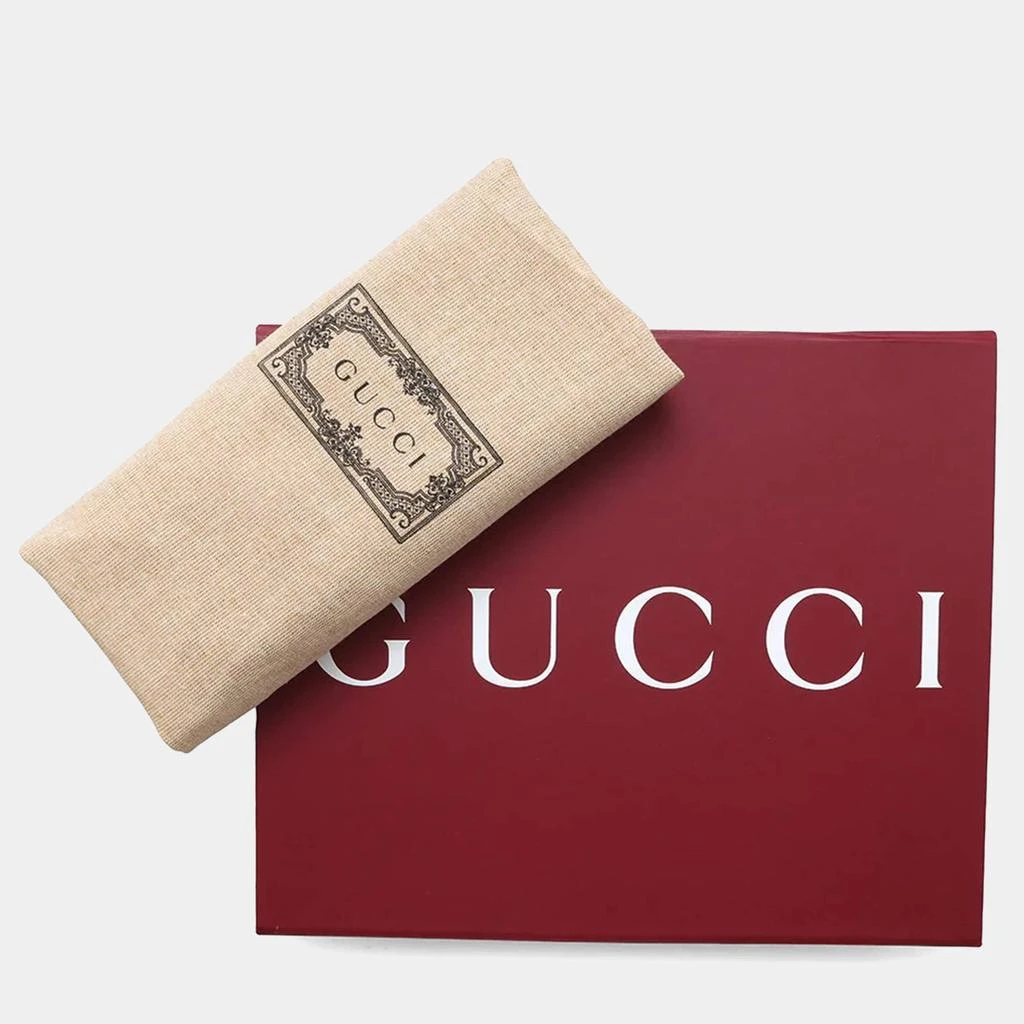 Gucci Gucci Jumbo Gg Messenger Bag Black Leather Size Small 13