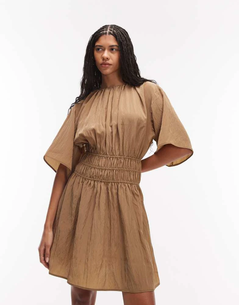 skyler embroidered frock mini dress Skylar Silver Shimmer Dress – Gold Rush NYC main image 0