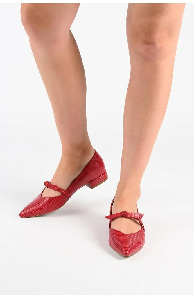 Journee Collection Cait Mary Jane Pump - Wide Width 8