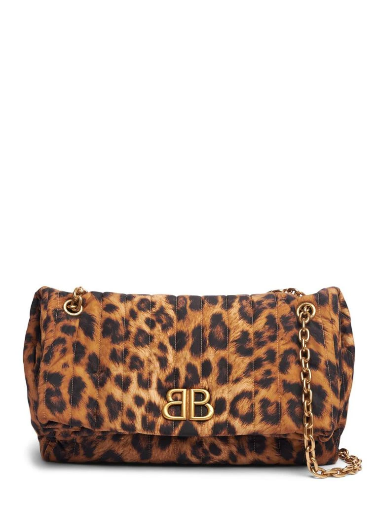 Balenciaga Medium Monaco Leopard Print Chain Bag 1