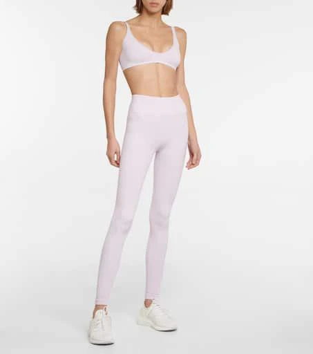 Adam Selman Sport High-rise ribbed leggings 2