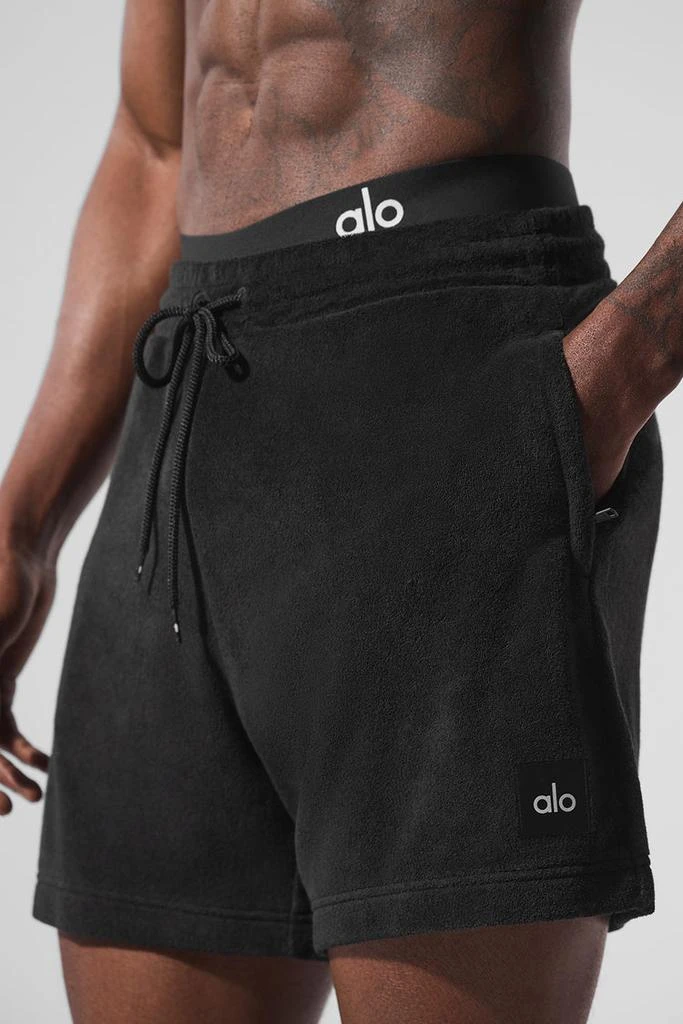Alo 7" Coastal Terry Short - Black 2