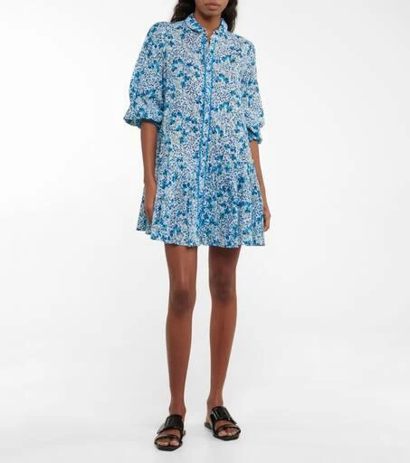 Poupette St Barth Tesorino floral minidress 2