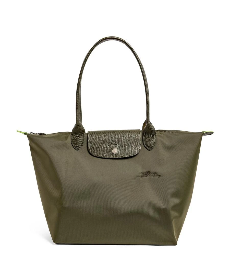 Longchamp Large Le Pliage Green Tote Bag 1
