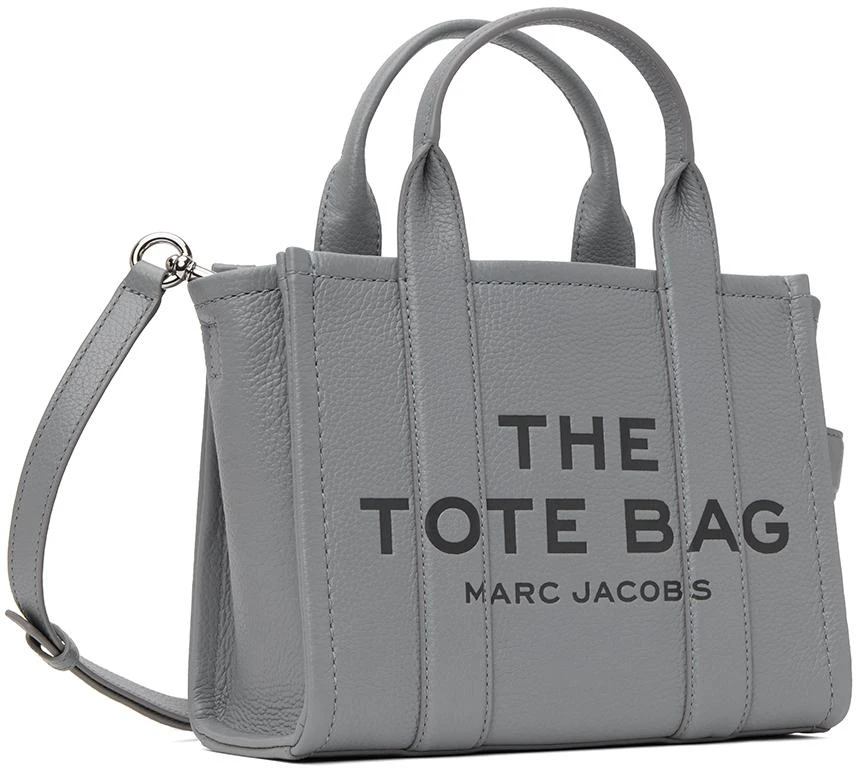 Marc Jacobs Gray 'The Leather Small' Tote 2