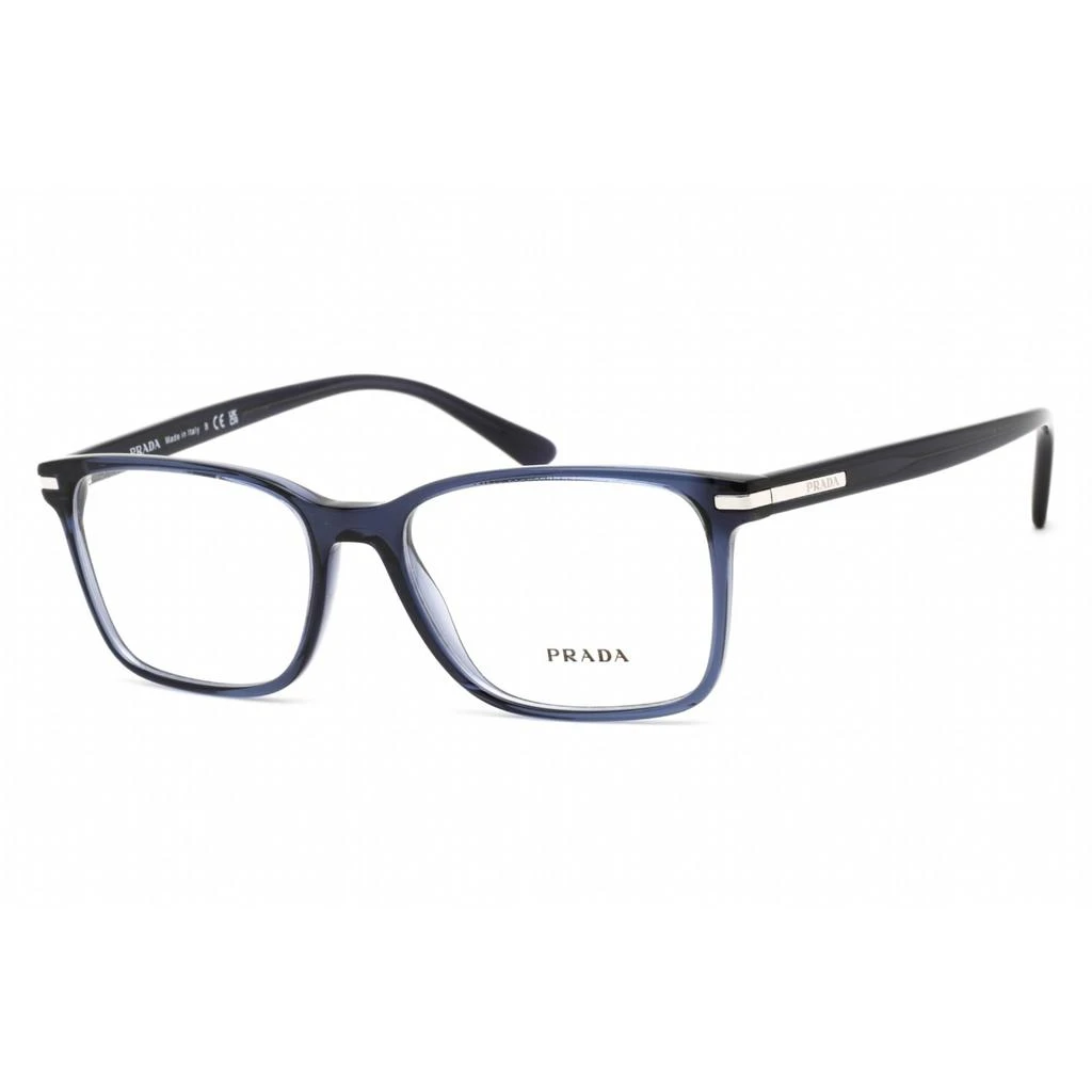 Prada Prada Women's Eyeglasses - Blue Crystal Plastic Rectangular Frame | 0PR 14WV 08Q1O1 1