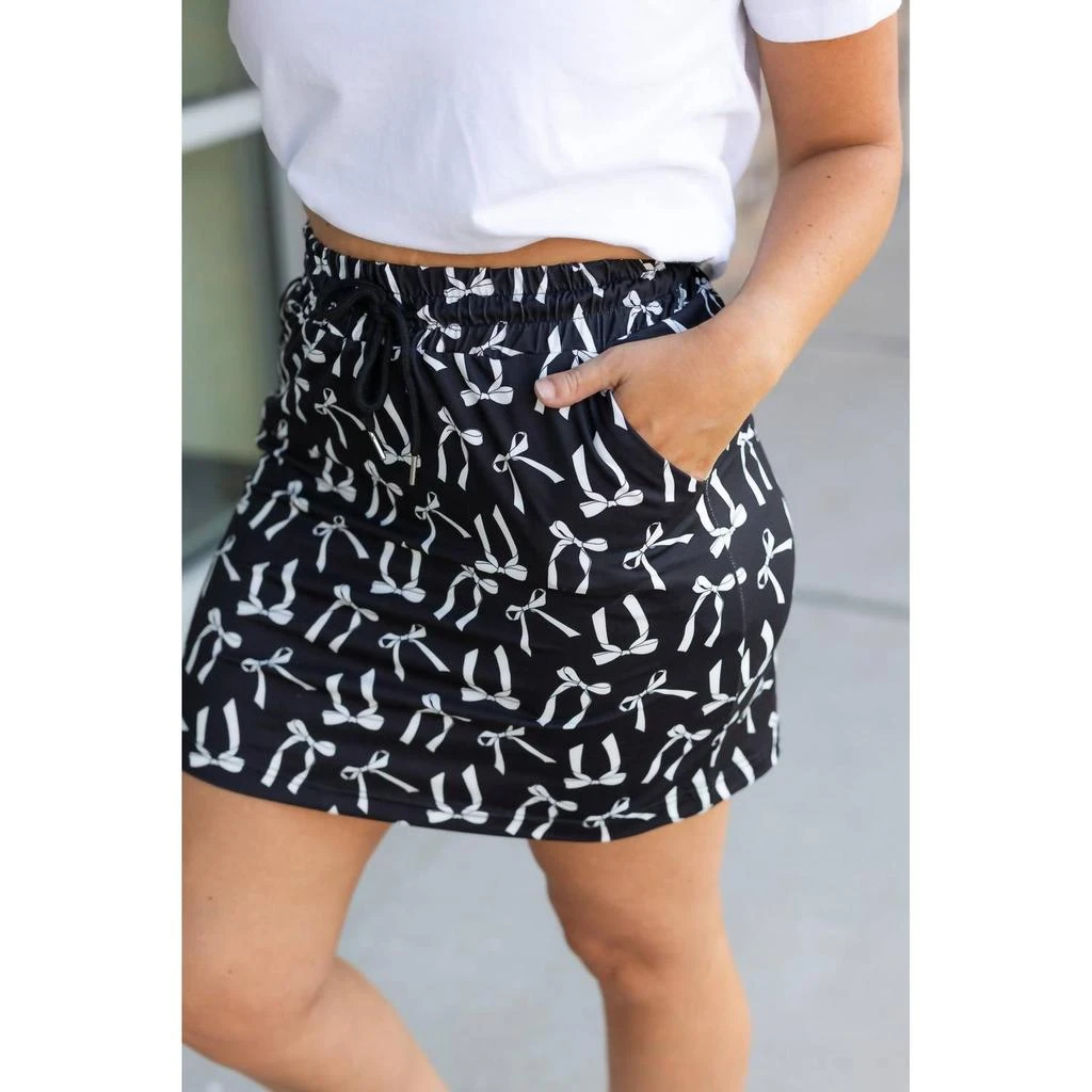 Julia Rose Julia Rose - Millie Bow Jogger Skirt 4