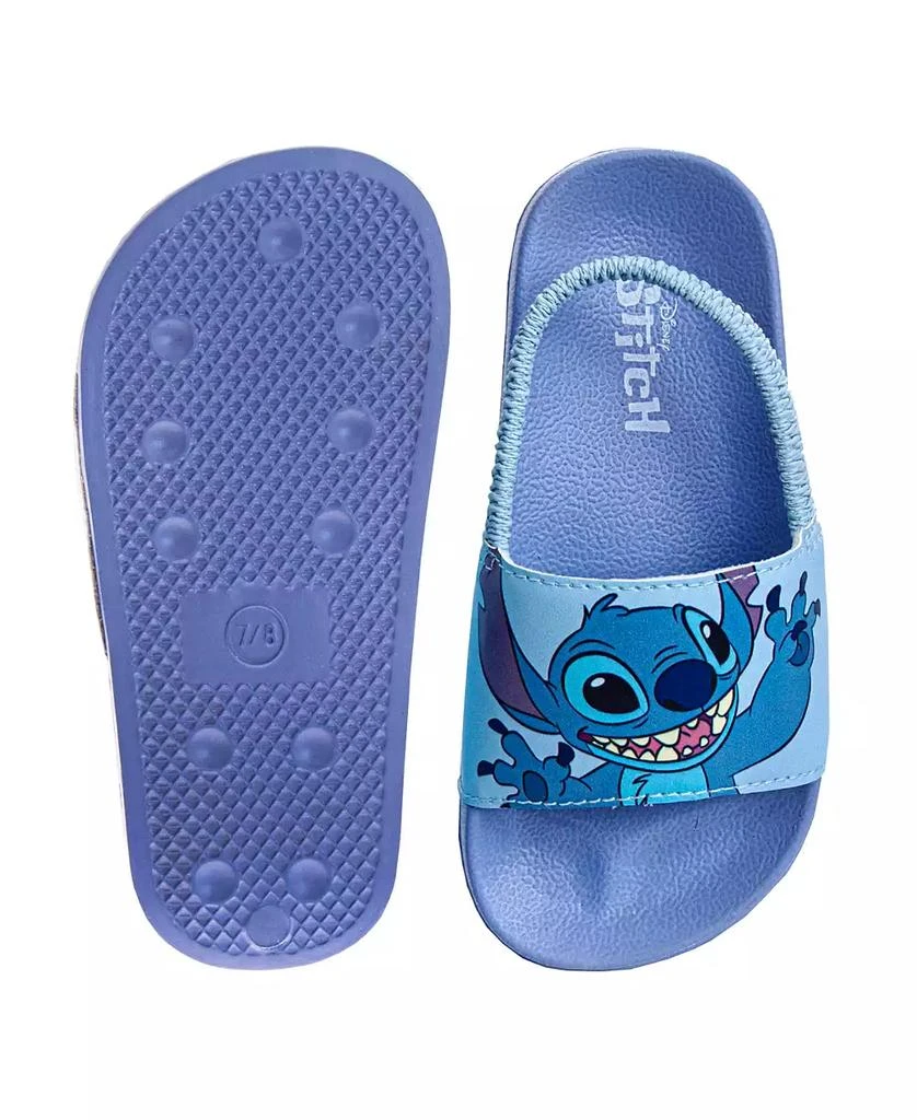 Disney Toddler Girls Stitch Dual Sizes Backstrap Slide Sandals 7