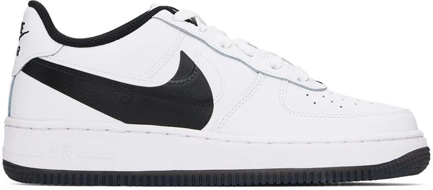 NIKE Kids White Air Force 1 LV8 4 Big Kids Sneakers 1