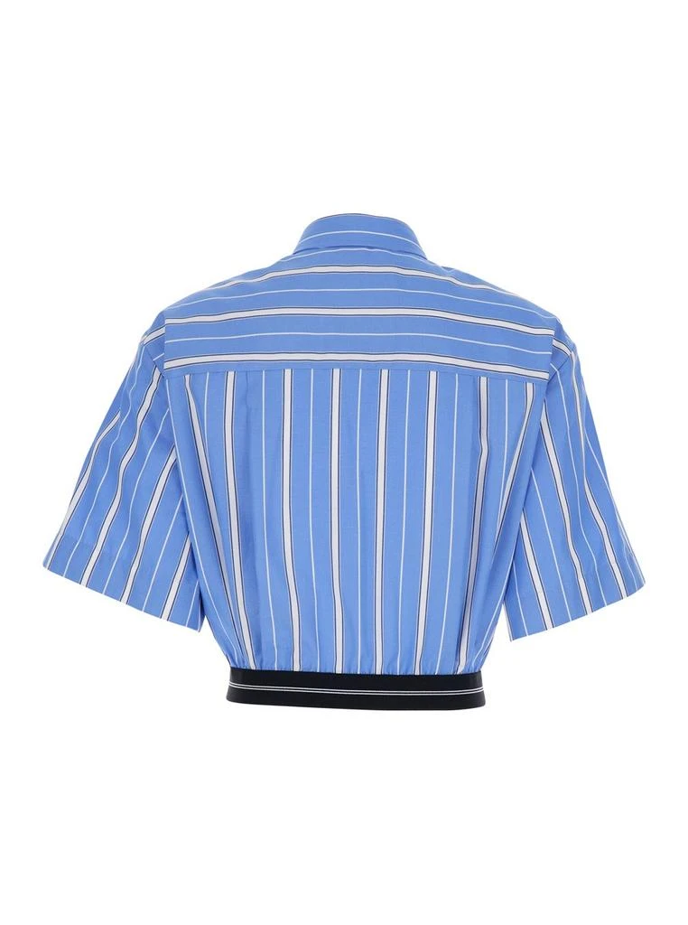 MSGM MSGM Striped Cropped Shirt 2