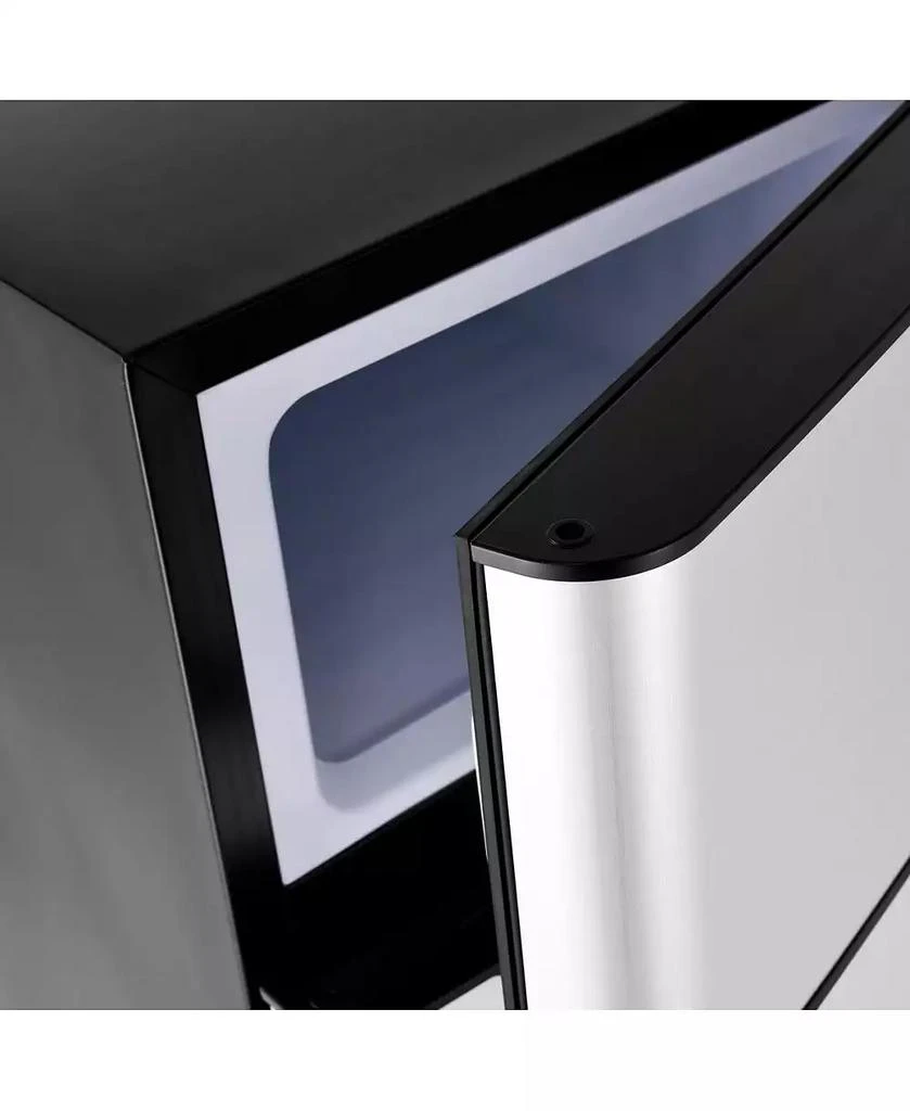 SUGIFT 3.2 cu ft Compact Stainless-Steel Refrigerator 5