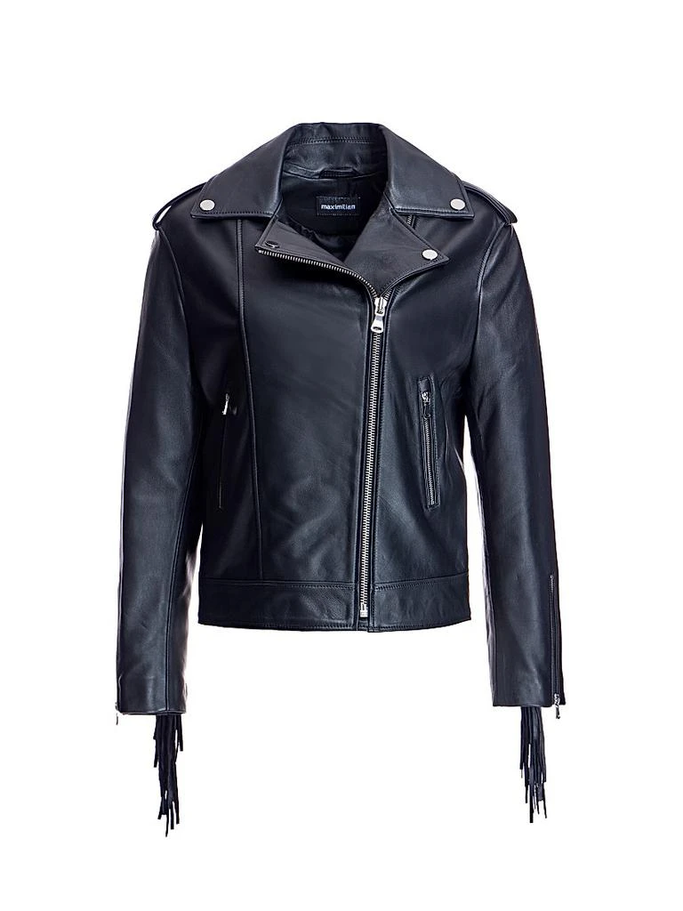 Maximilian Fringed Leather Jacket