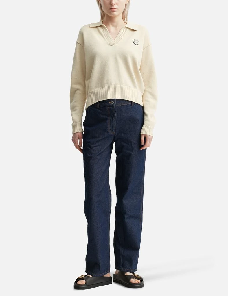 Maison Kitsune Bold Fox Head Patch Comfort Polo 4
