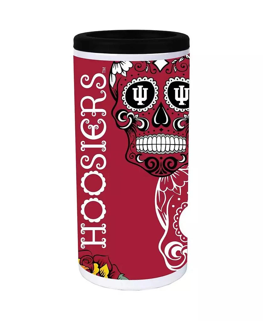 Indigo Falls Indiana Hoosiers Dia Stainless Steel 12 Oz Slim Can Cooler 1