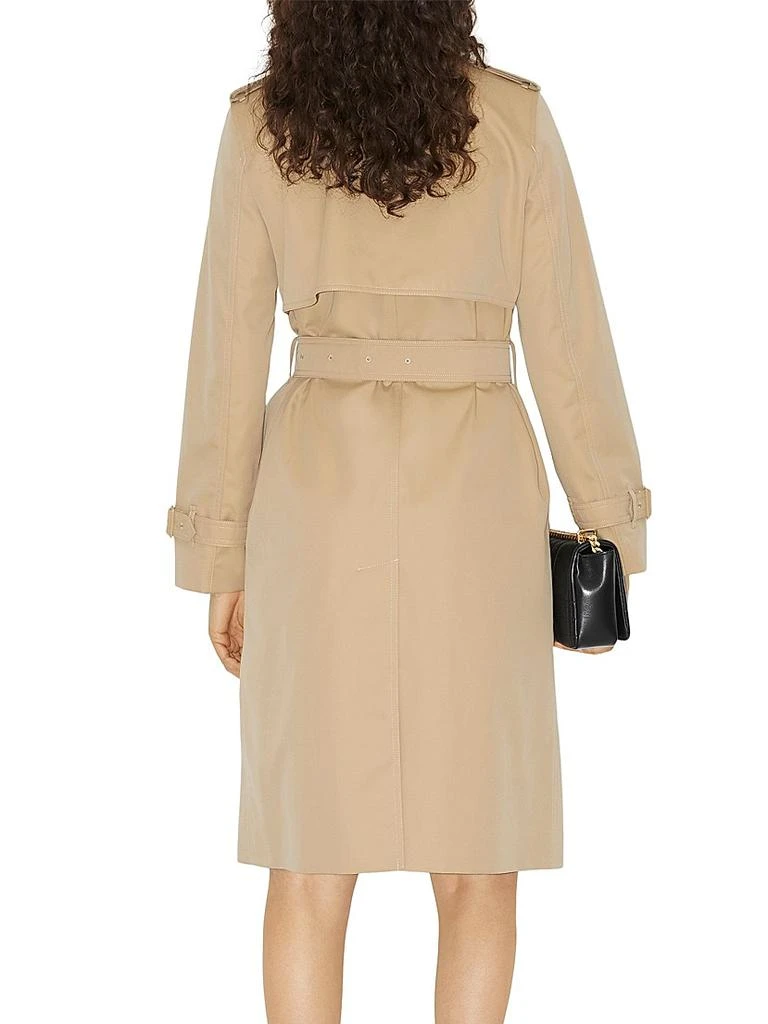 Burberry Sandridge Gabardine Cotton Trench Coat 5