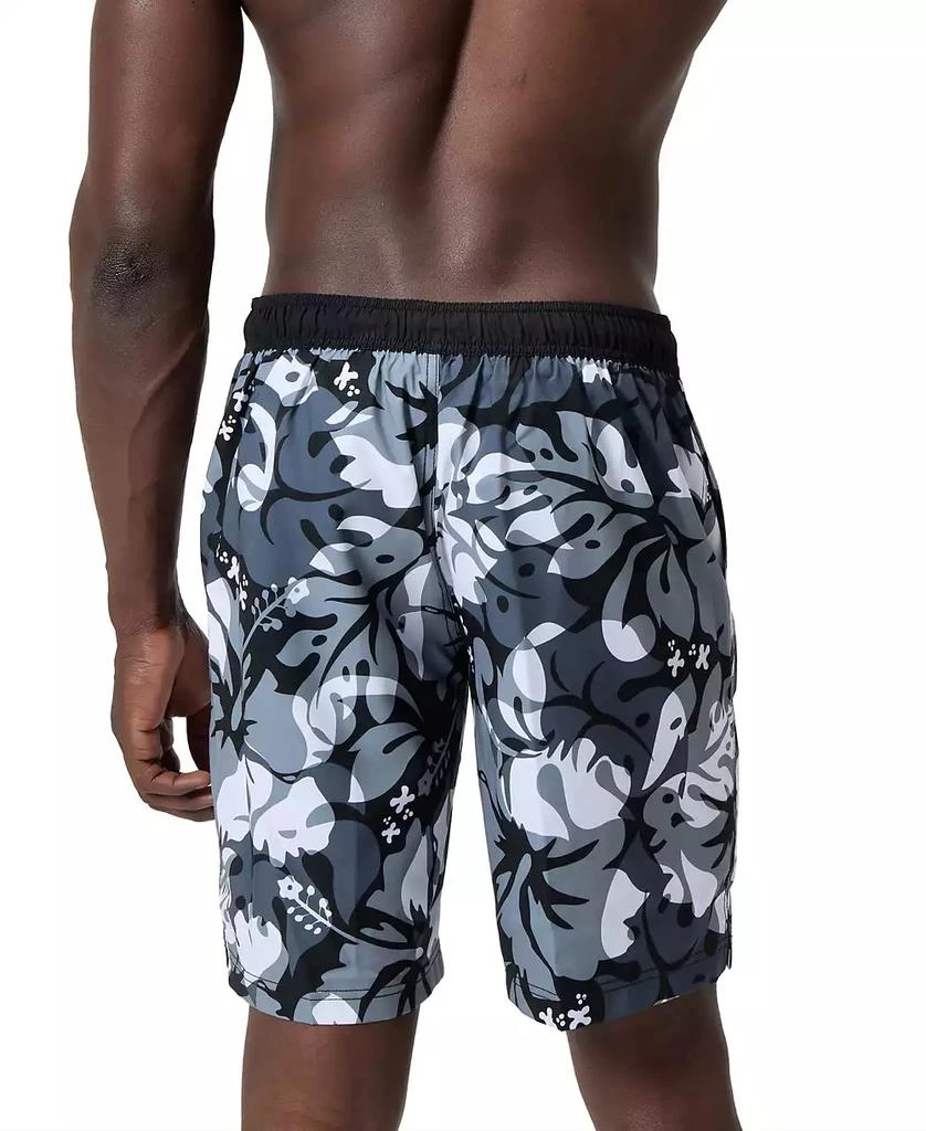 Speedo Men's Bondi Basin Comfort Stretch Printed 9" Boardshorts 4