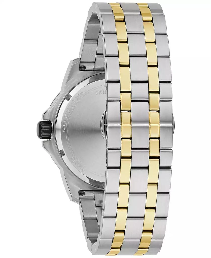 Bulova Men's Marine Star Diamond Accent Two-Tone Stainless Steel Bracelet Watch 44mm 3