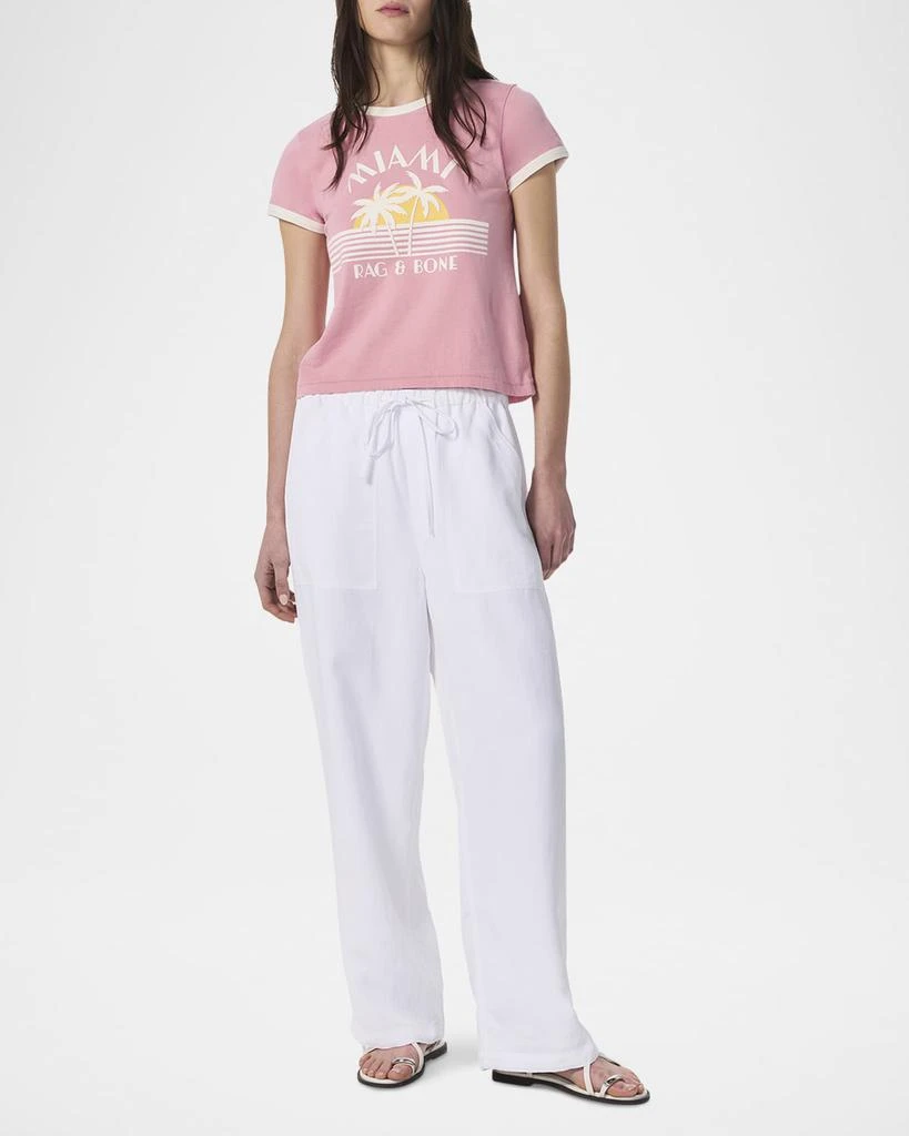 Rag & Bone Miami Boxy Ringer Tee 2