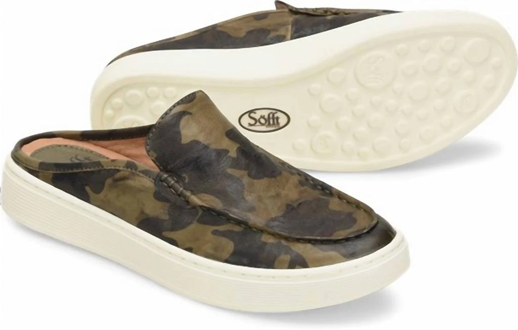 Söfft Somers Moc Shoes In Olive 1