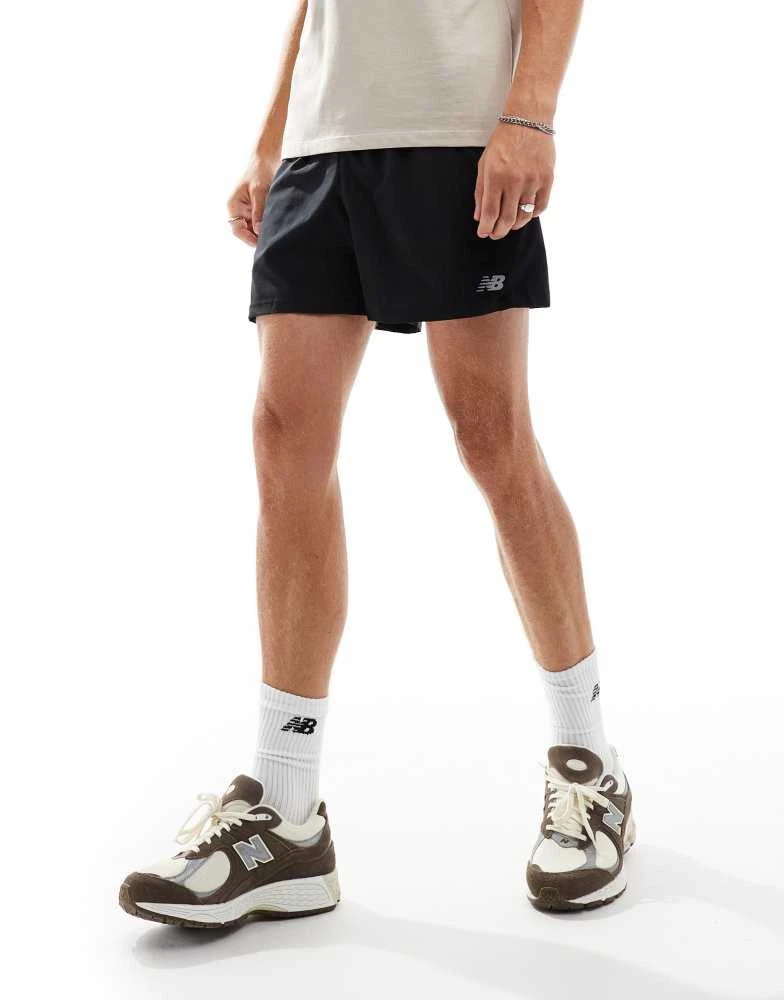 New Balance New Balance sport essentials lined short 5" in black 4