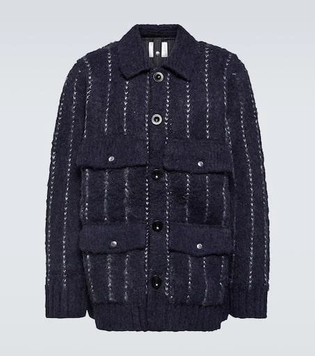 Sacai Wool-blend blouson jacket 1