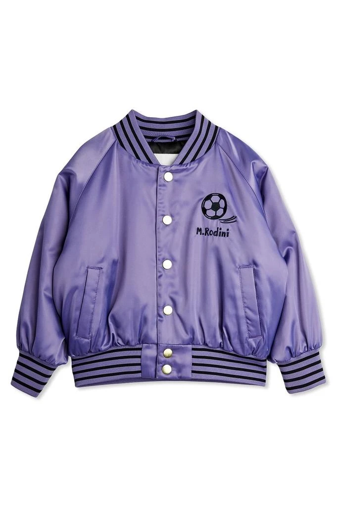 Mini Rodini Mini Rodini Soccer Embroidered Bomber Jacket