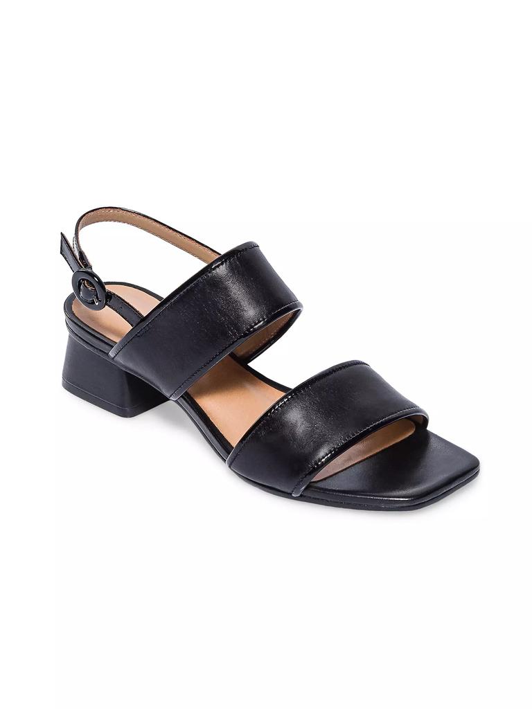 Bernardo Jasper Leather Slingback Sandals