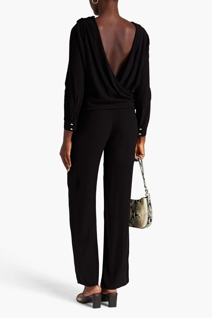 ba&sh Marty embellished crepe top 3