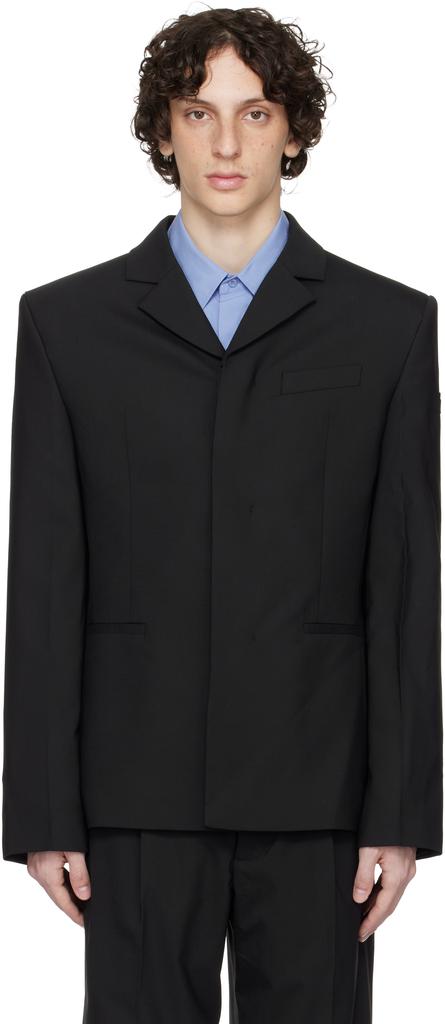 032c Black '032c Office Attire' Suit Blazer