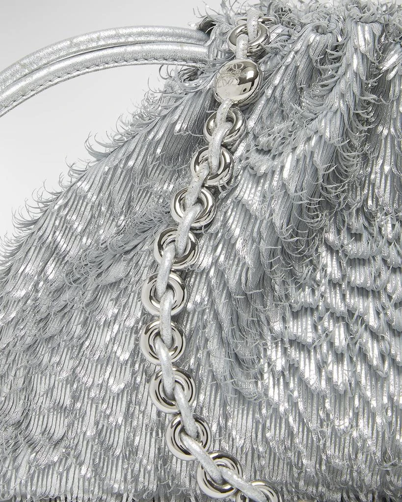 Loewe Flamenco Fringe Metallic Shoulder Bag 5