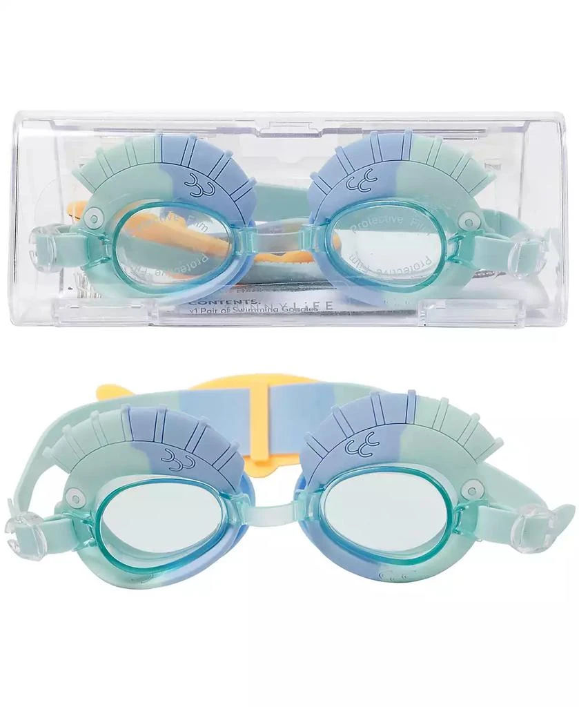 Sunnylife Swim Goggles: Finn the Fish - Aqua Blue 7