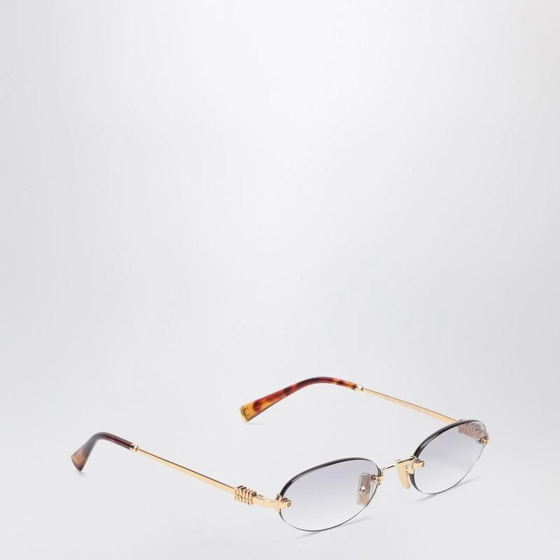 Miu Miu Miu Miu Logo gold/transparent sunglasses 2