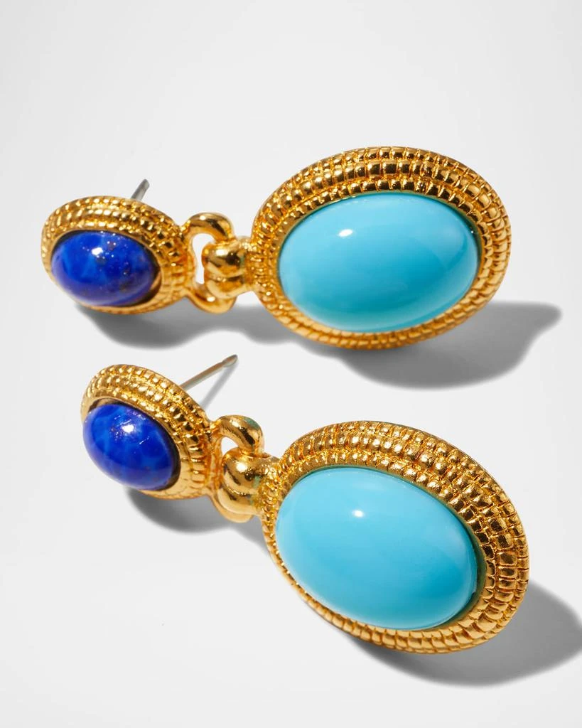 BEN-AMUN Multi Blue Drop Earrings 3