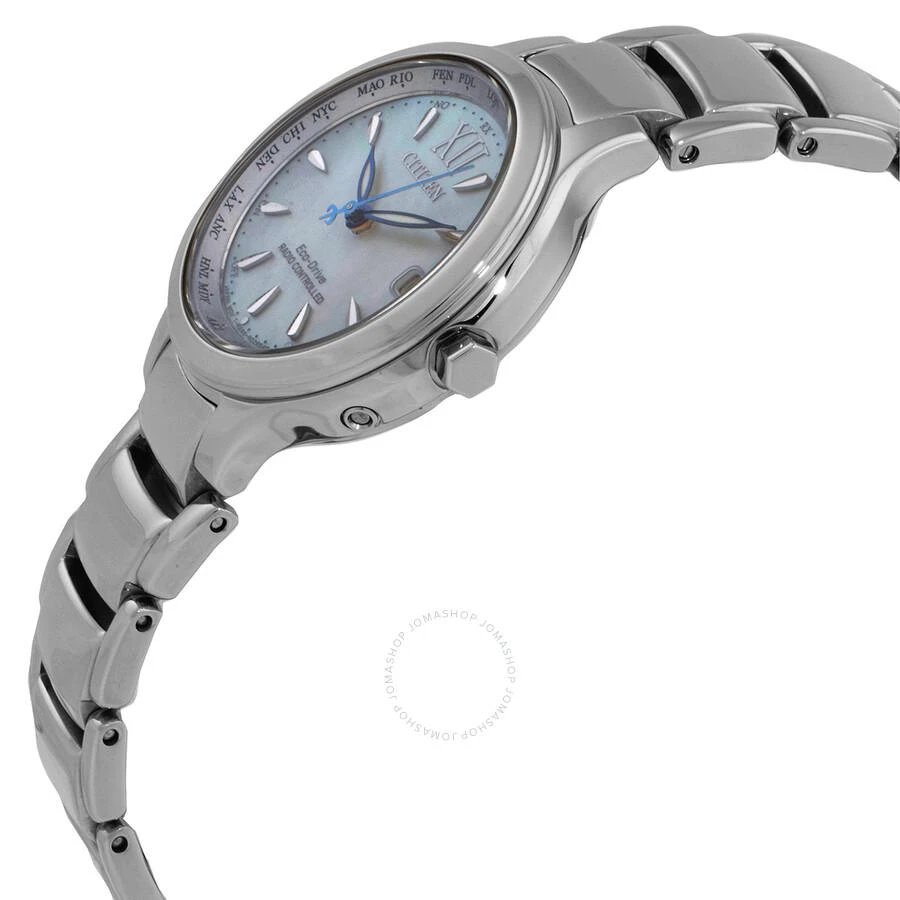 Citizen Eco-Drive Perpetual World Time Mother of Pearl Dial Ladies Watch EC1170-85D 2