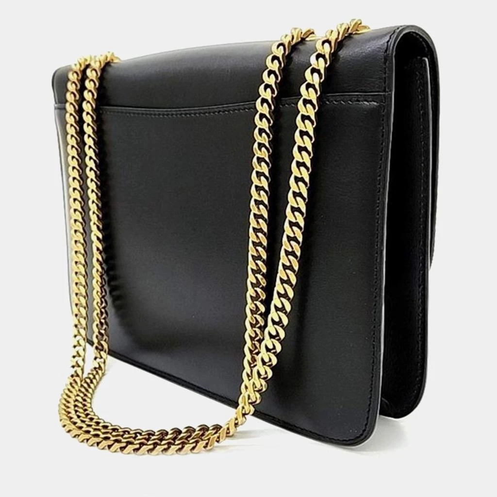 Yves Saint Laurent Saint Laurent Black Leather Tuc Shoulder Bag 2