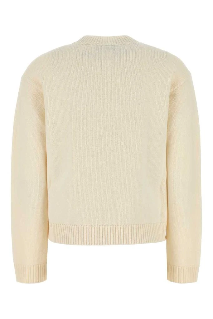 Gucci Gucci Logo Intarsia-Knit Crewneck Jumper 2