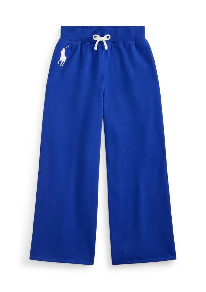 Ralph Lauren Girls 7-16 Big Pony Fleece Wide-Leg Sweatpant