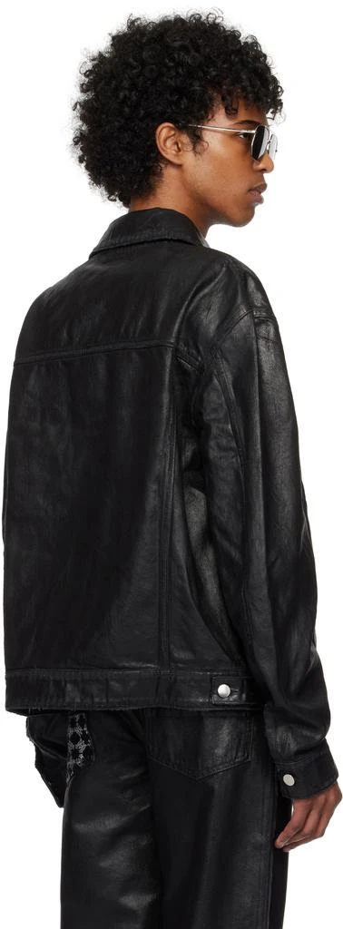 AMIRI Black Waxed MA Quad Denim Jacket 3