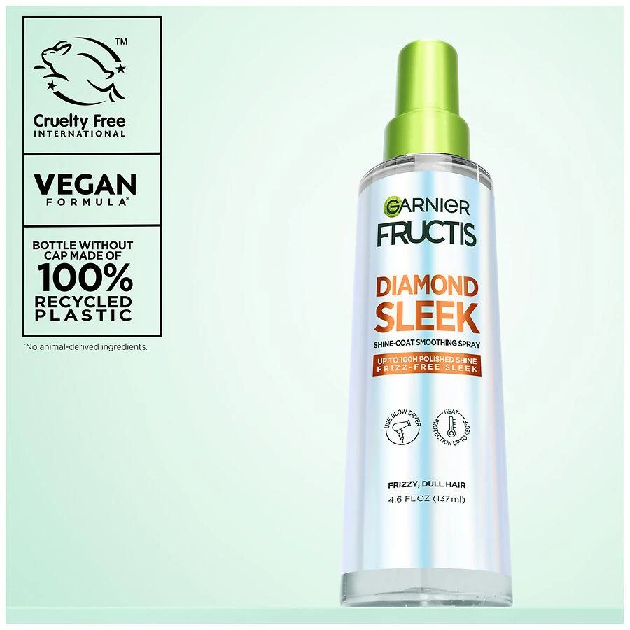 Garnier Fructis Diamond Sleek Shine-Coat Smoothing Spray for a Frizz-Free Polished Shine 8