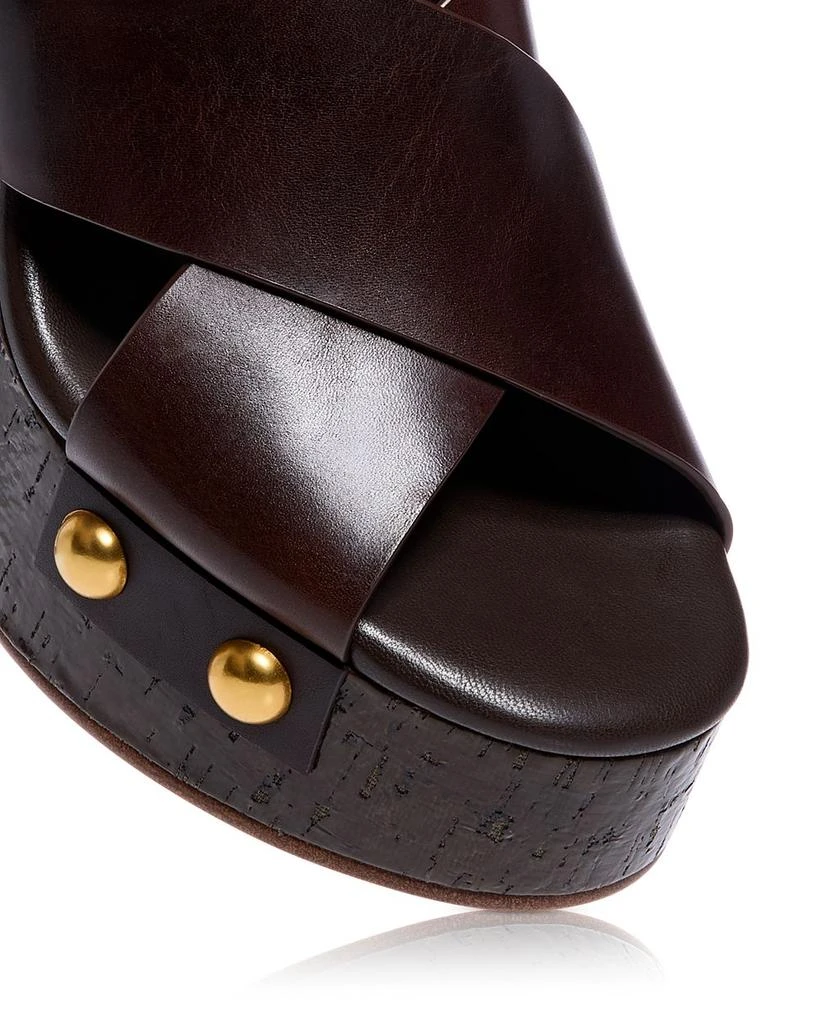 AQUA Women's Studded Platform Sandals - Exclusive 5