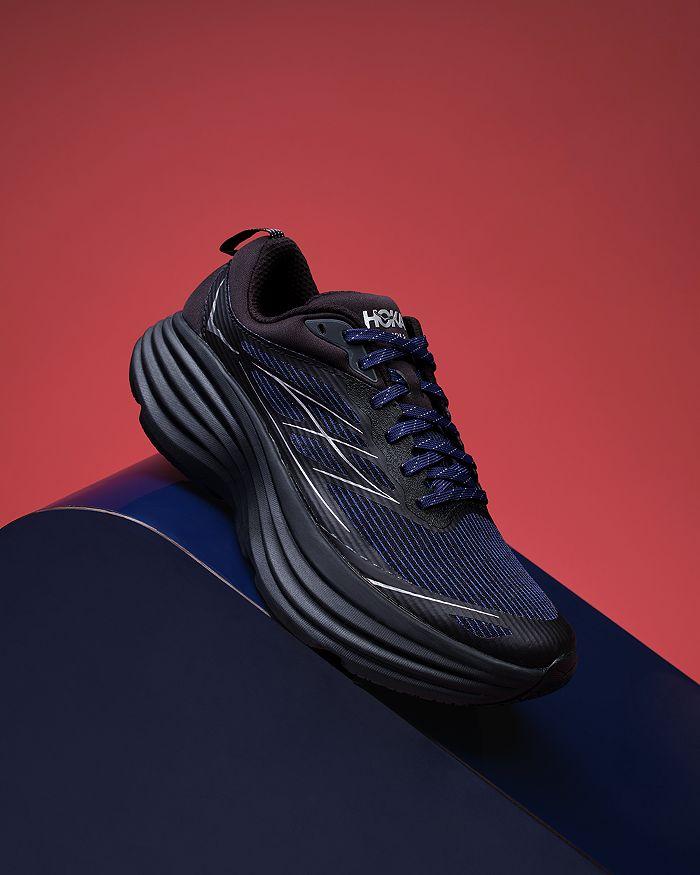 Hoka One One Men's Stealth/Tech Bondi 8 Caged Sneakers