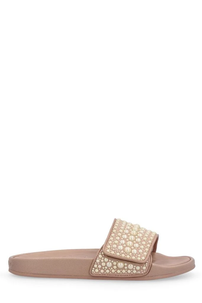 Jimmy Choo Jimmy Choo Fitz Pearl Embellished Slides 1
