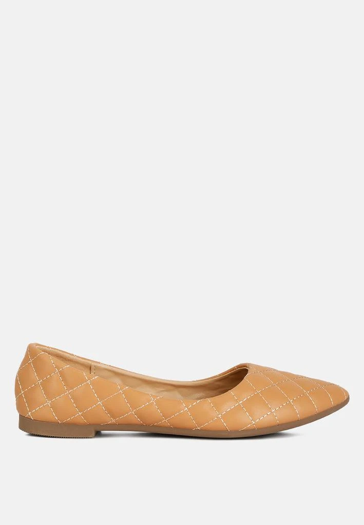 London Rag rikhani quilted detail ballet flats 8