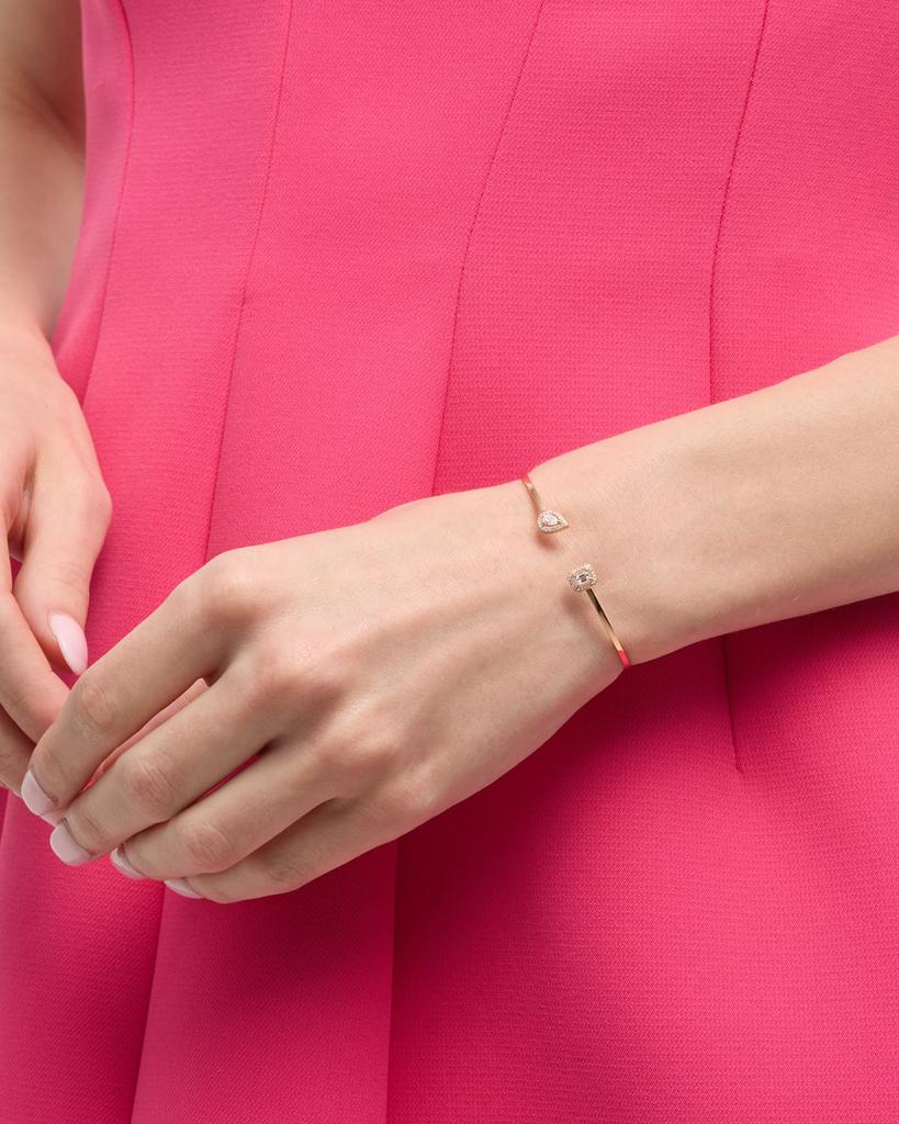 Messika My Twin Toi & Moi 18K Rose Gold Diamond Bangle Bracelet
