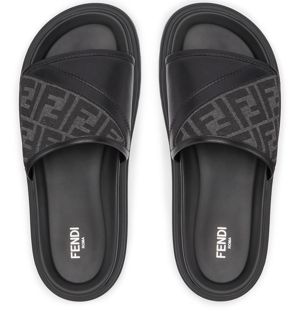 Fendi クロスオーバー スリッポン スライド Fendi Fendi Crossover Slip-On Slides - Sandals - Compare