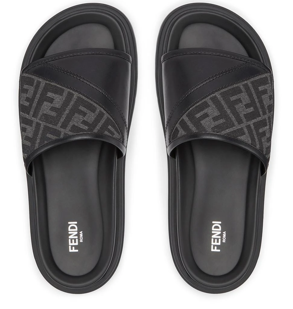 Fendi Fendi Diagonal Slides - Sandals - Free Shipping  display picture 1