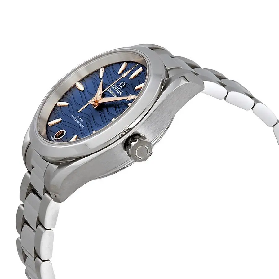 Omega Omega Seamaster Aqua Terra Co-Axial Master Chronomter Automatic Blue Dial Ladies Watch 220.10.34.20.03.001 2