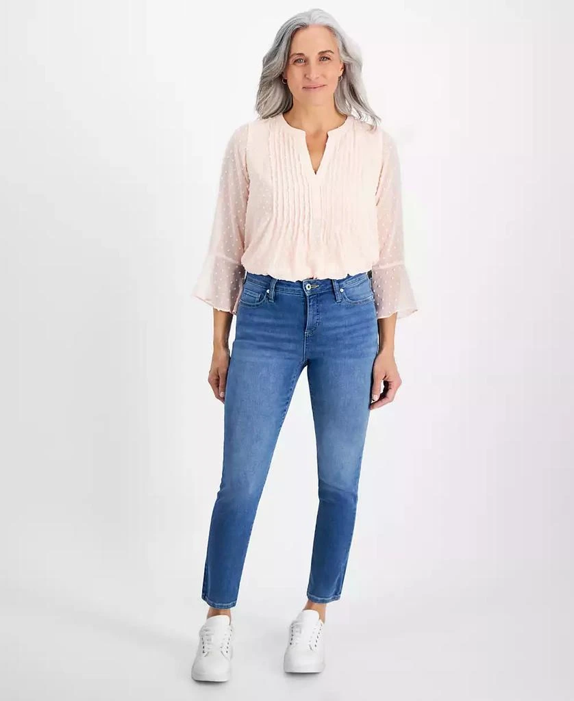 Style & Co Petite Mid Rise Slim Leg Jeans, Created for Macy's 1